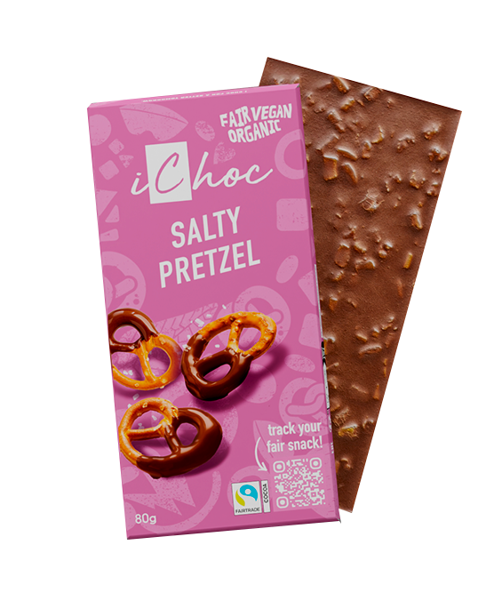 Salty Pretzel Vegan 80g iChoc