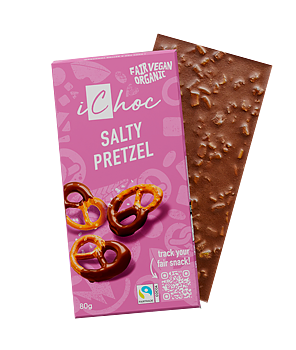 Salty Pretzel Vegan 80g iChoc