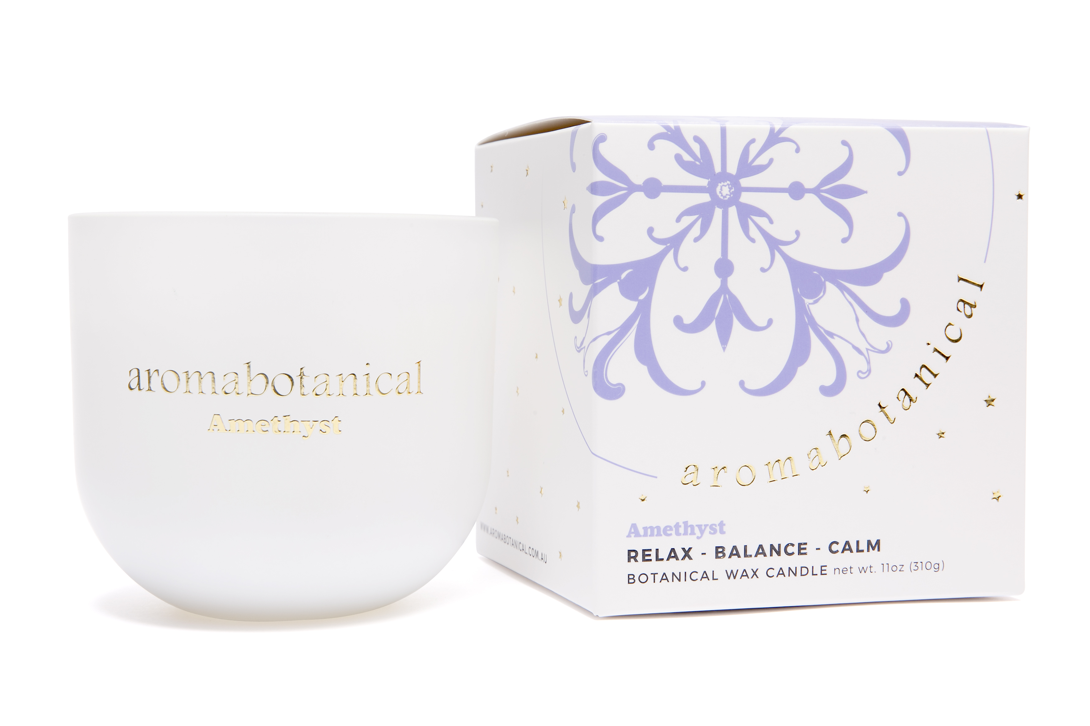 Doftljus - Aroma Botanical Crystal - Ametist - 2