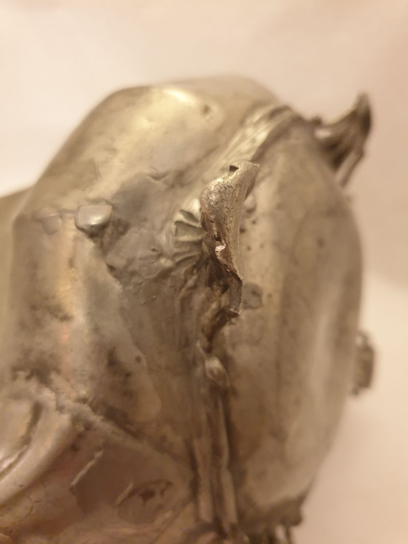 Tea pot England pewter 1800s - 8
