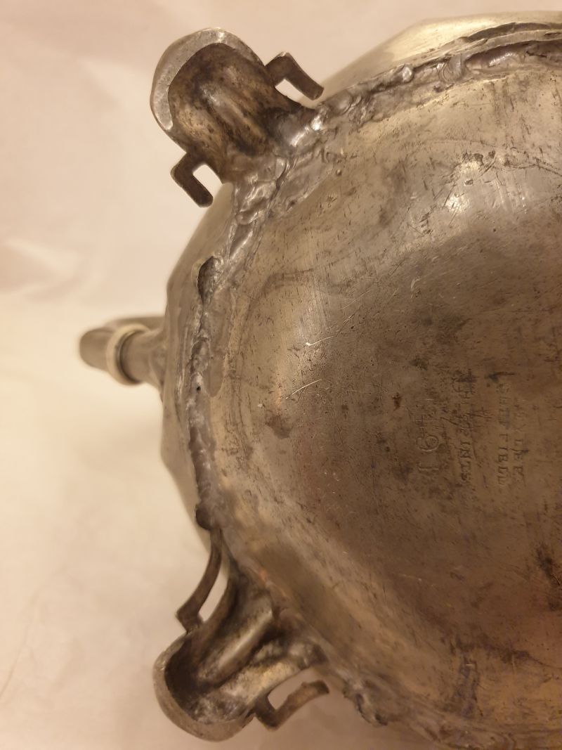 Tea pot England pewter 1800s - 9