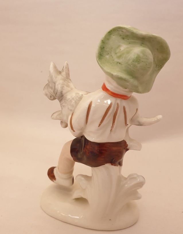 Aarhus souvenir figure boy with dog Denmark - 2