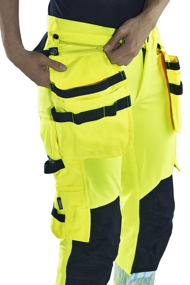 Jobman 2271 Hantverksbyxa Stretch Varsel Dam - 2