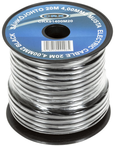 Kabel 20m 4,00mm2 svart - 2