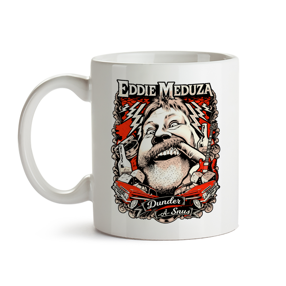 EDDIE MEDUZA - MUG, DUNDER Å SNUS (2-PACK) - 2