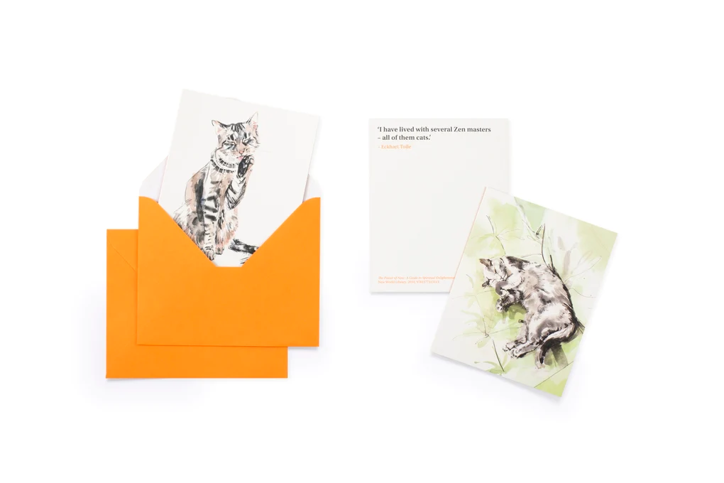 For the Love of Cats: 20 Individual Notecards and Envelopes - 3