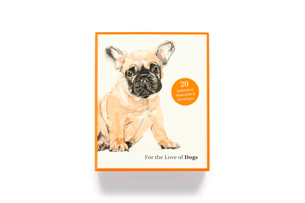For the Love of Dogs: 20 Individual Notecards and Envelopes