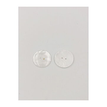 Buttons - White Pearlecent 23 mm