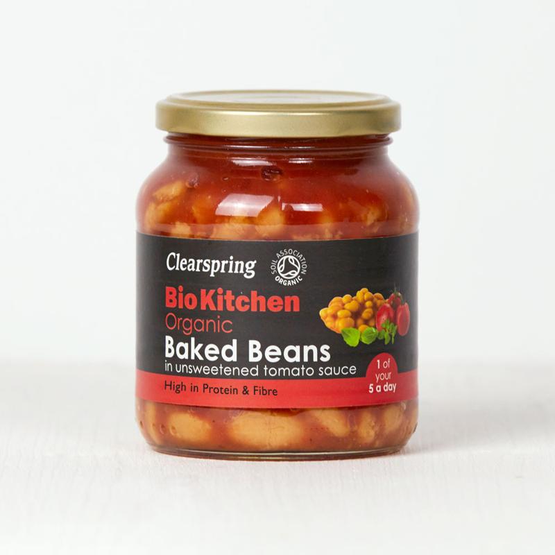 Baked Bean (osötad)  i glas 350g x6, EKO