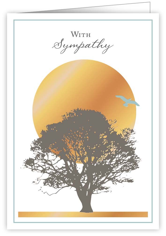 Tree Silhouette, Greeting Card