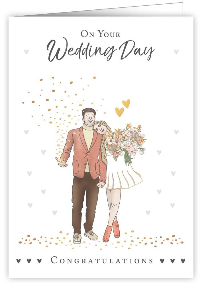 Bridal Couple, Greeting Card