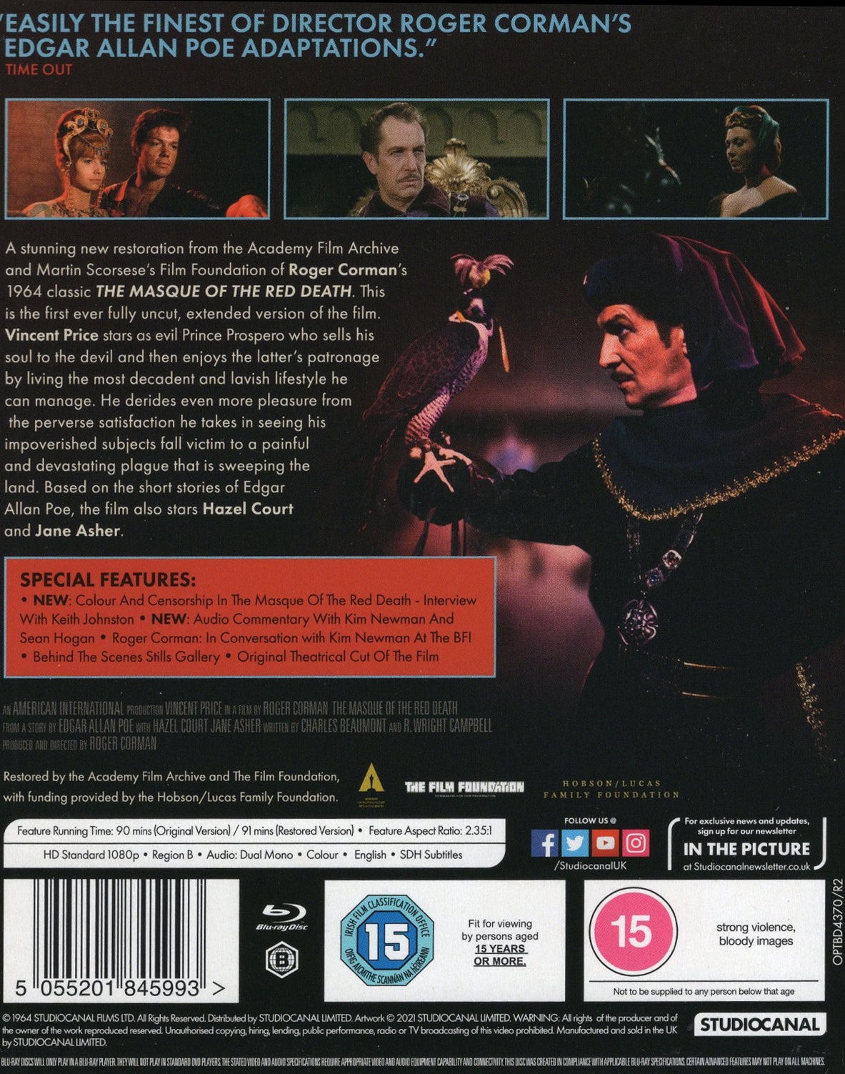 Masque of the Red Death (ej svensk text) (Blu-ray) - 2