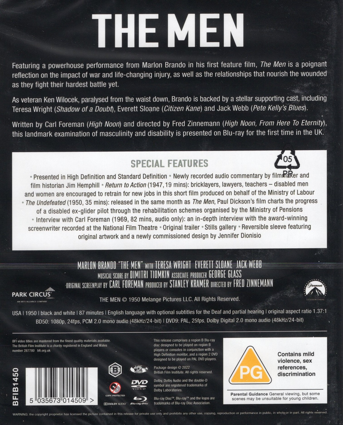 The Men (ej svensk text) (Blu-ray + DVD) - 2