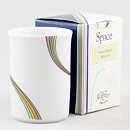 Bertil Vallien (Space 1983) White Cylinder Vase with Rainbow Decor 8 cm <with Box>