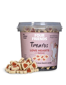 Four Friends Treatos Love Hearts Hundgodis