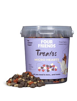 Four Friends Treatos Micro Hearts Hundgodis