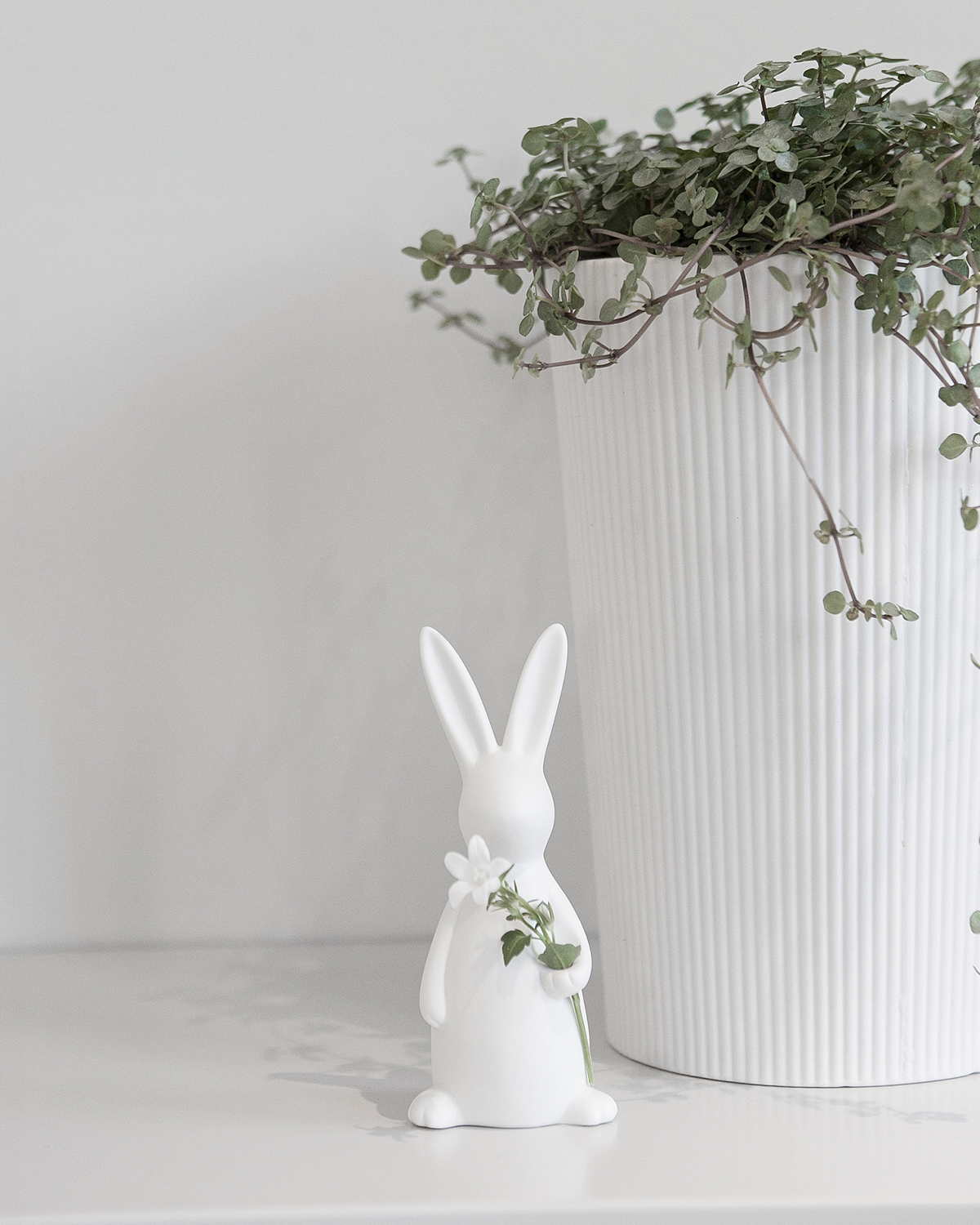 Svea - Rabbit - Hare - White Decoration - Small - 5