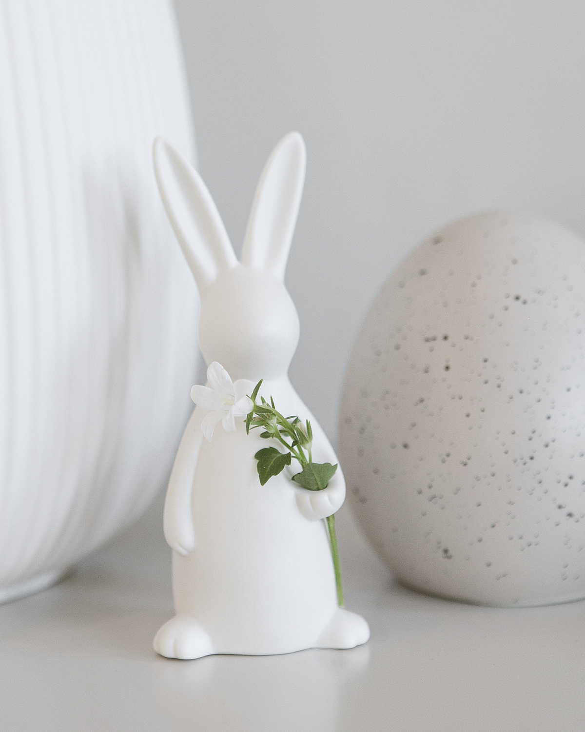 Svea - Rabbit - Hare - White Decoration - Small - 7