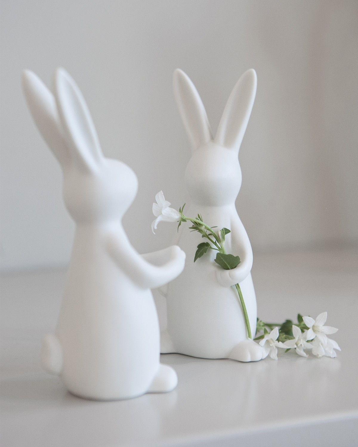 Svea - Rabbit - Hare - White Decoration - Small - 2