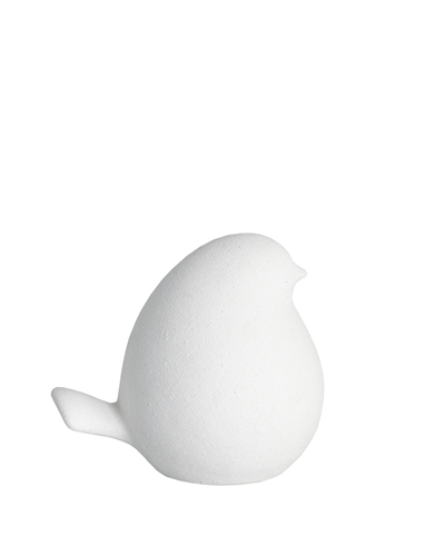 Harry - Fågel - Vit Dekoration - Stor - 5