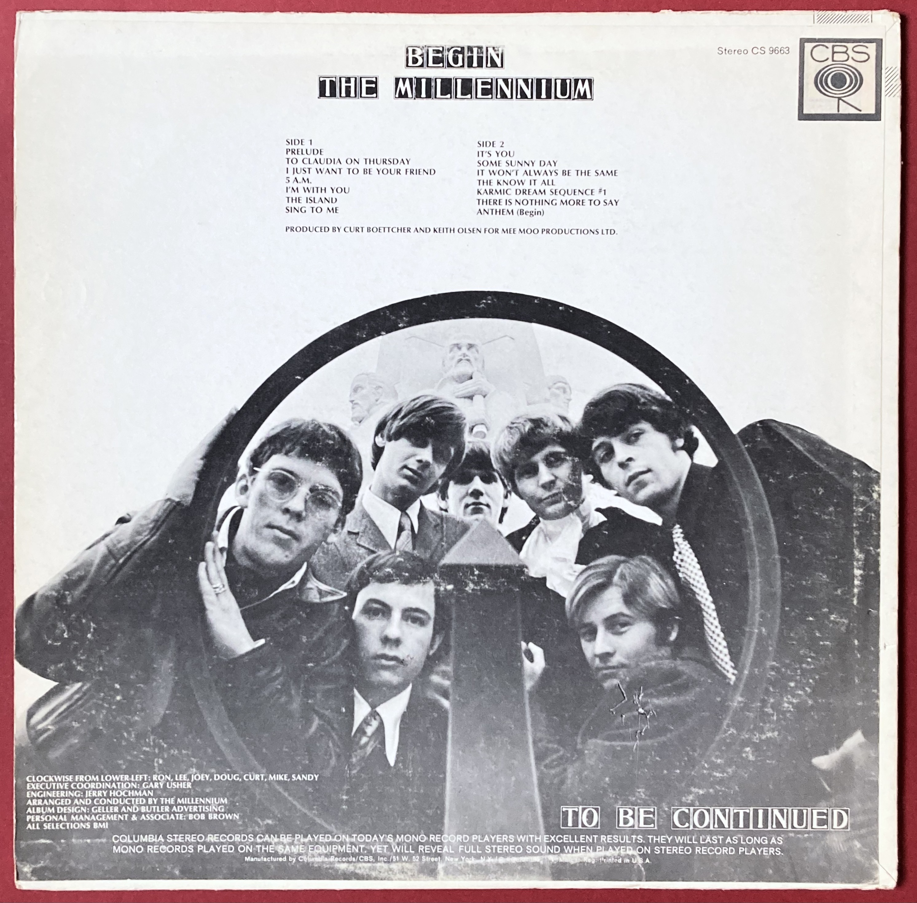 激レア レコード THE MILLENNIUM BEGIN LPレコード The Millenium / begin ミレニウム「ビギン」 LP The