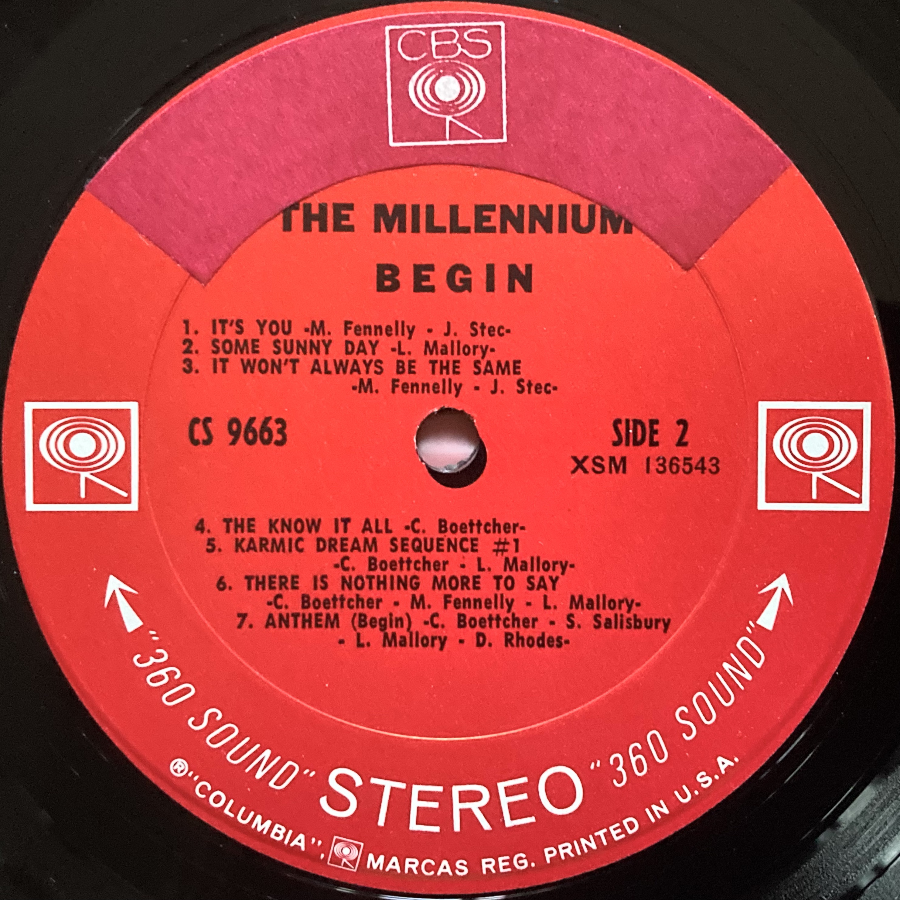 限定ホワイト盤！米COLUMBIA盤LP 2EYEラベル The Millennium