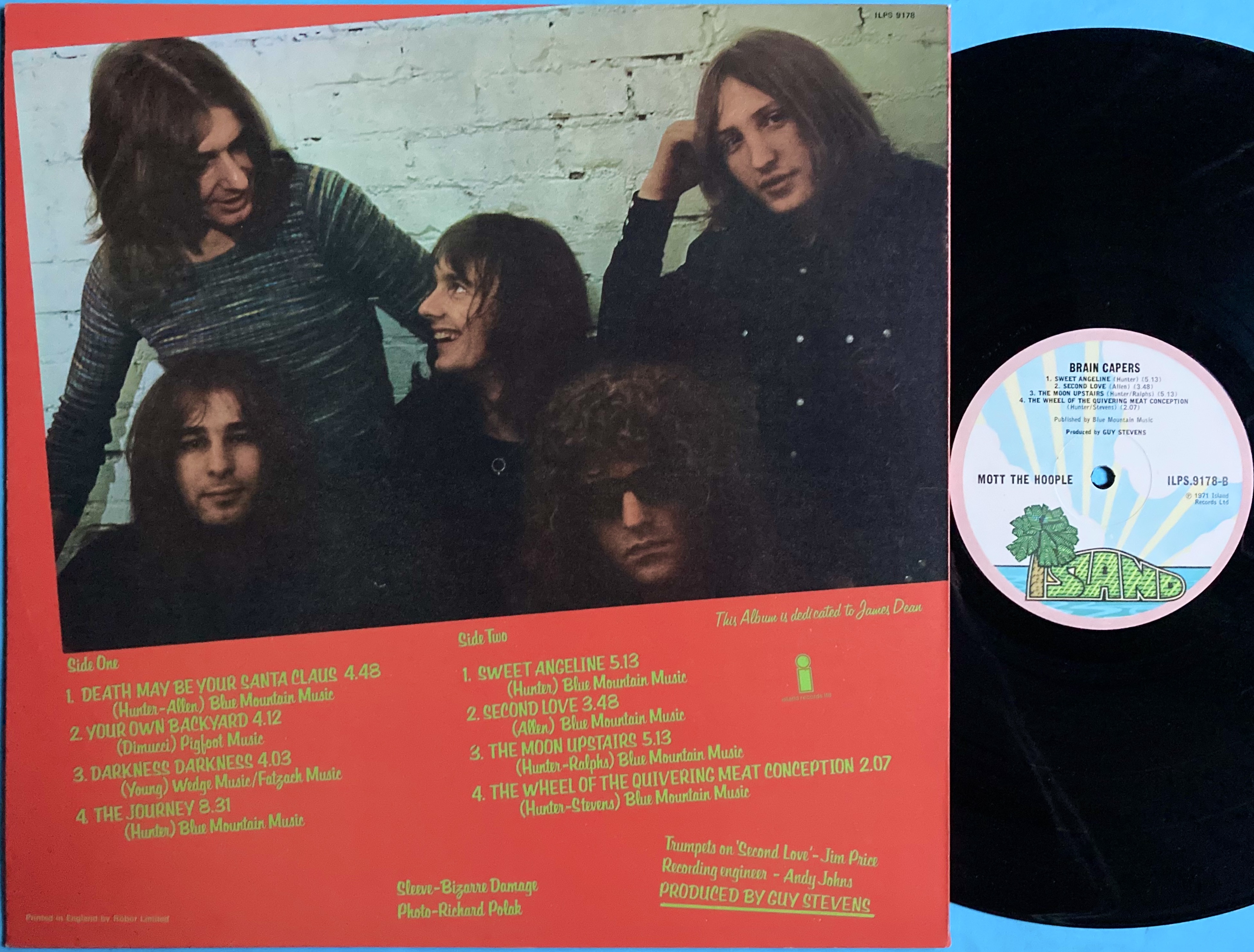 MOTT THE HOOPLE - Brain capers UK-orig LP 1971 - 2