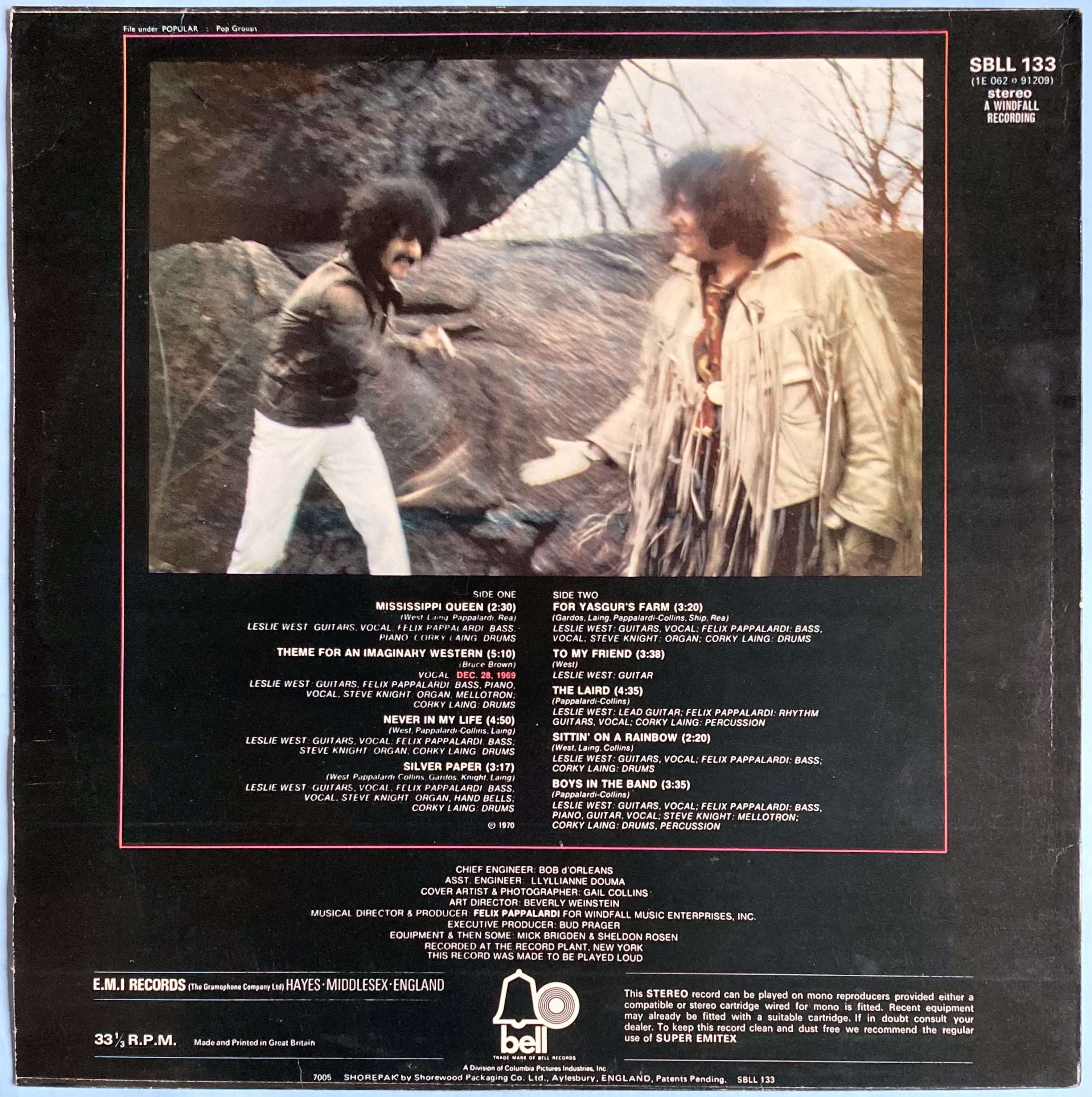 MOUNTAIN - Climbing! UK-orig LP 1970 - 3