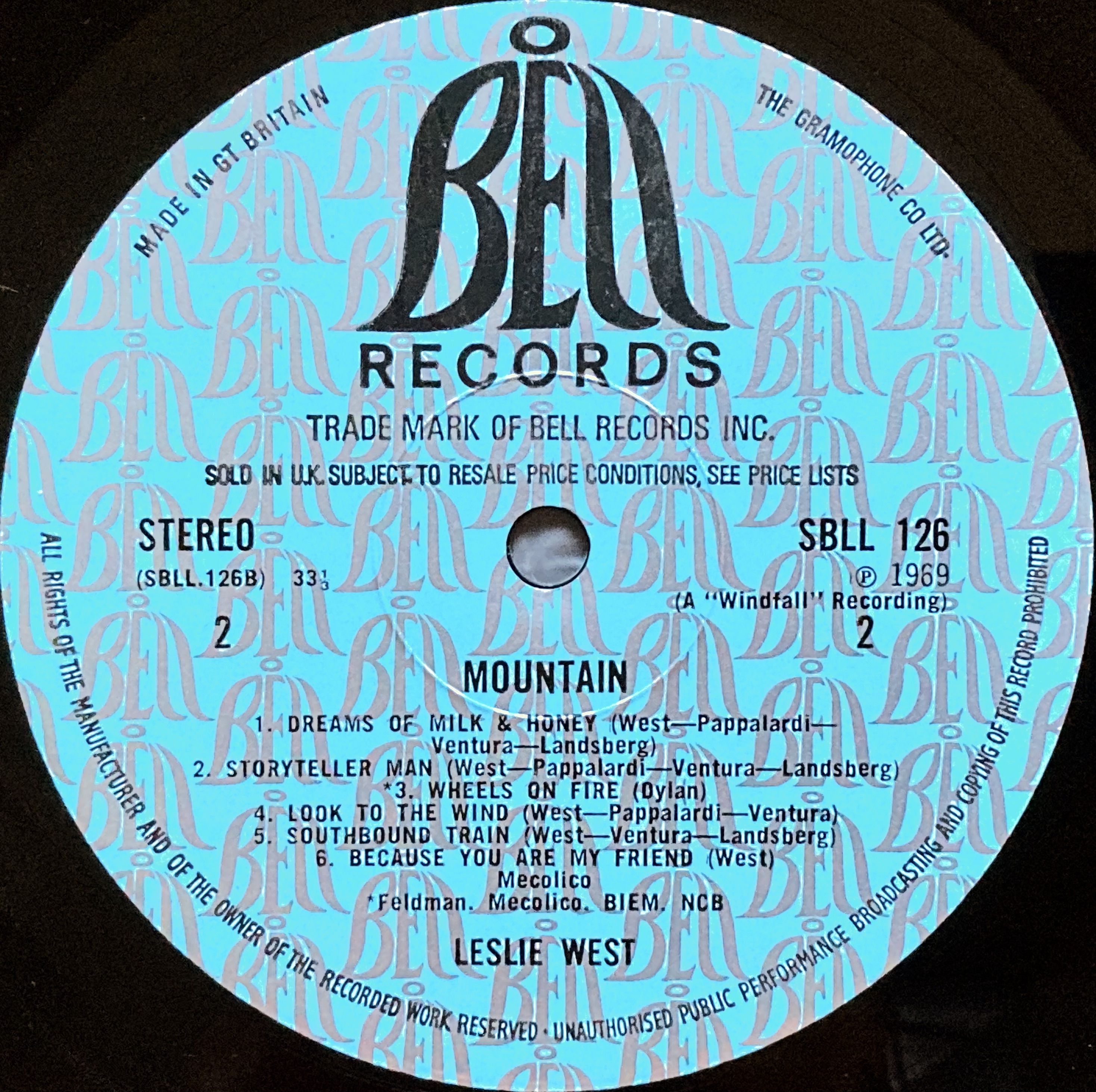 MOUNTAIN - Climbing! UK-orig LP 1970 - 5