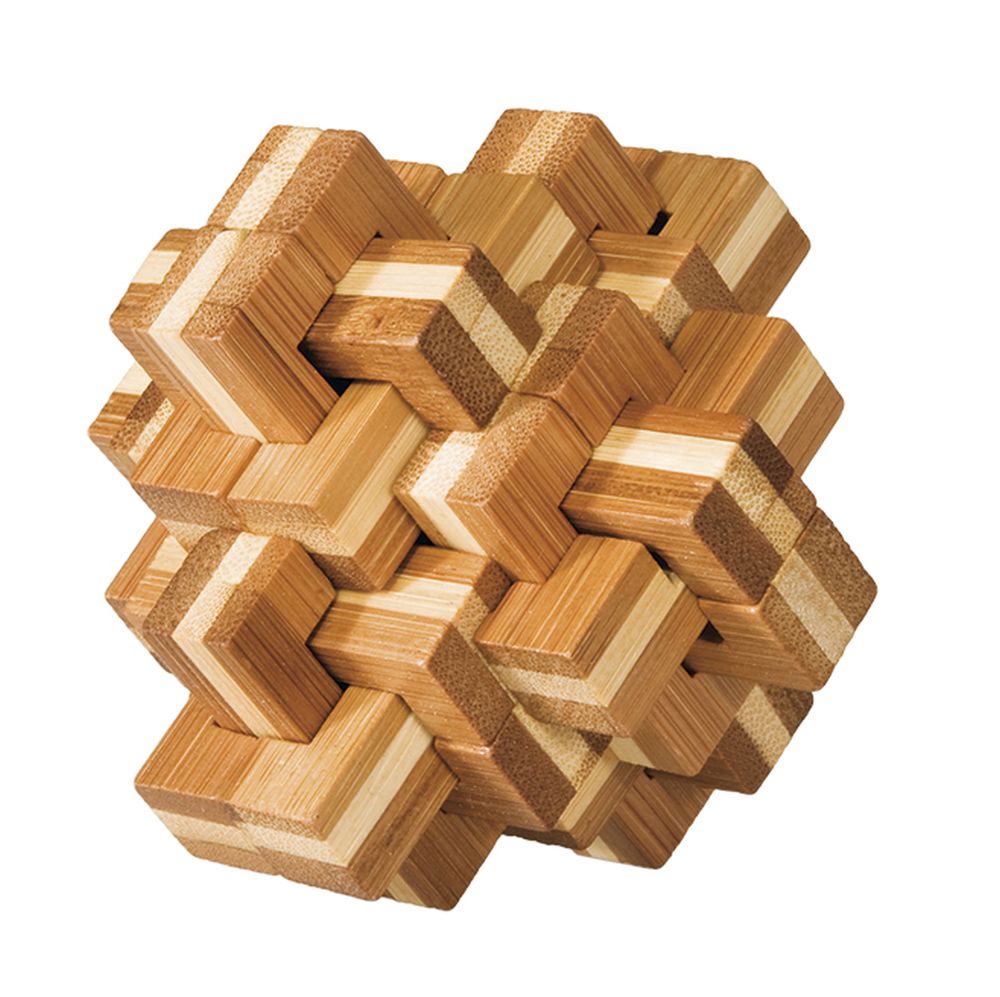 Bambus-3D-puslespil Øko, Ananas, Sværhedsgrad: 4/5