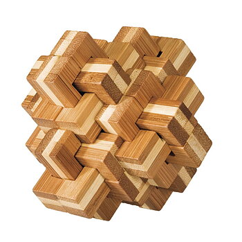 Bambus-3D-puslespil Øko, Ananas, Sværhedsgrad: 4/5