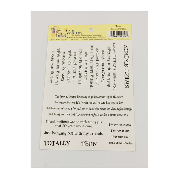My Mind's Eye Stickers Tiny Tales - Teens