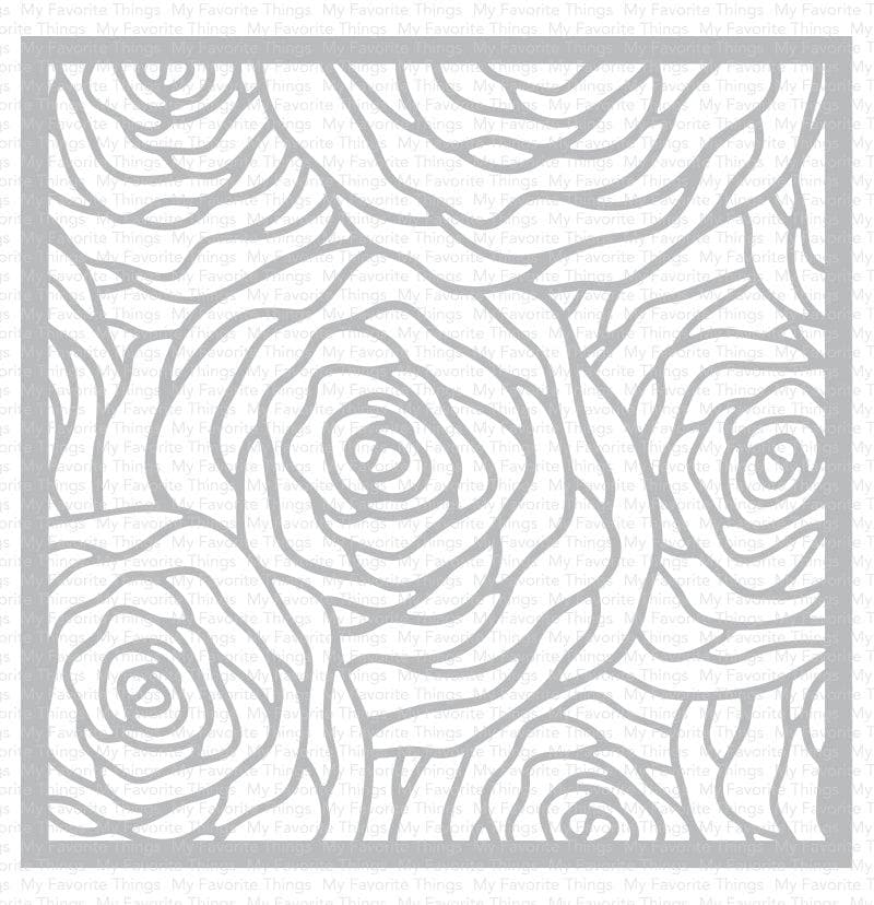 MY FAVORITE THINGS-Roses All Around Stencil