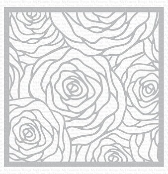 MY FAVORITE THINGS -Roses All Around Stencil