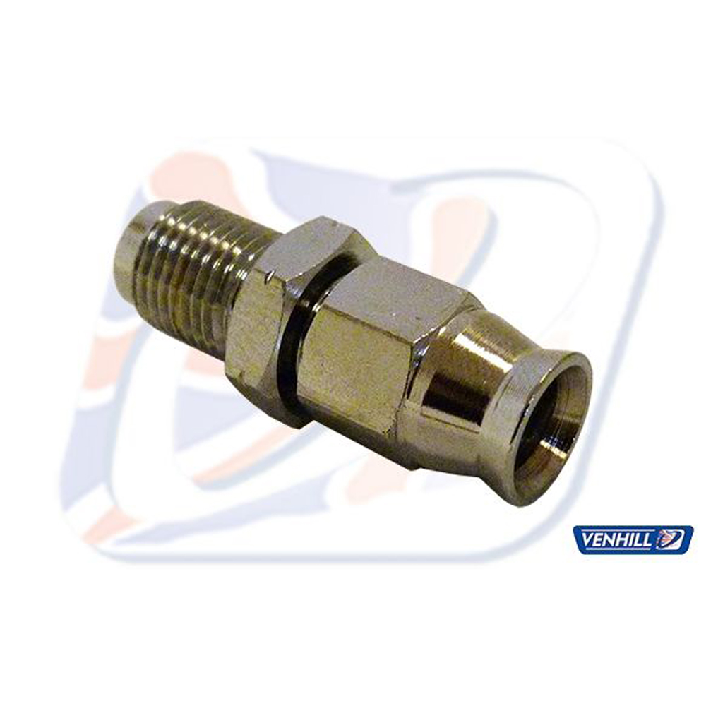 Venhill Banjo Chrome - M10x1 - Male straight hose end concave seat - 2