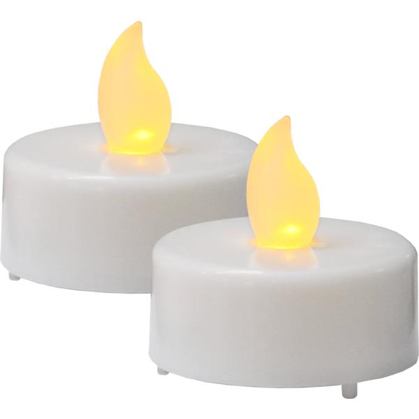 LED Värmeljus Paulo 2-pack