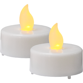 LED Värmeljus Paulo 2-pack