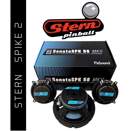 SonataSPK PinSound Speakers - Stern SPIKE 2 - PRO/PREMIUM to Limited Edition Upgrade!