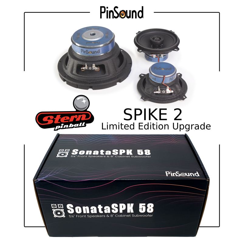 SonataSPK PinSound Speakers - Stern SPIKE 2 - PRO/PREMIUM to Limited Edition Upgrade!