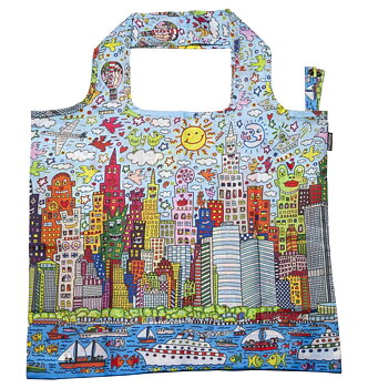 Eco bags, James Rizzi, Borddisplay med 12 stk., TEMA-produkt