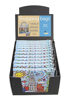 Eco bags, James Rizzi, Borddisplay med 12 stk., TEMA-produkt