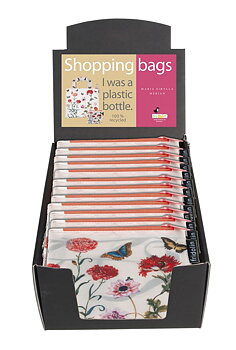 Eco bags, Maria Sibylla Merian, Bordsdisplay med 12 st.