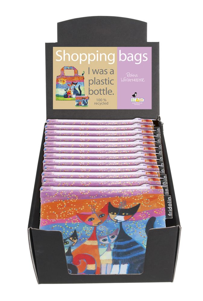Eco bags, Rosina Wachtmeister, Momenti di felicita, Bordsdisplay med 12 st.