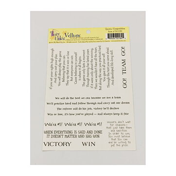 My Mind's Eye Stickers Tiny Tales - Sports, Competition