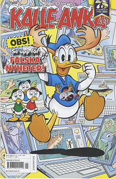 Kalle Anka & CO nr 3 2023, OBS! Se upp för falska nyheter!