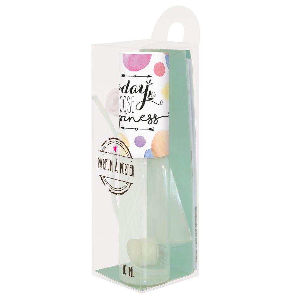Parfum a porter, parfymflaska, Happiness