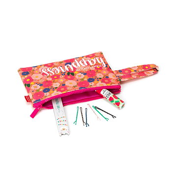 Cotton Pouch, Flowers