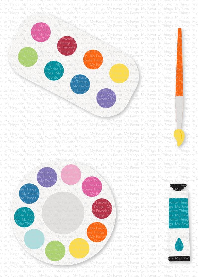 MY FAVORITE THINGS-Just Add Paint Die-namics - 2