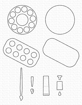 MY FAVORITE THINGS-Just Add Paint Die-namics