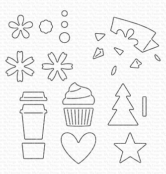 MY FAVORITE THINGS-Die Cuts and Scraps Die-namics